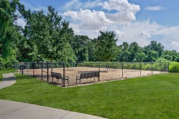 Bark park for your furry friend at Abberly Woods Apartment Homes by HHHunt, North Carolina, 28216